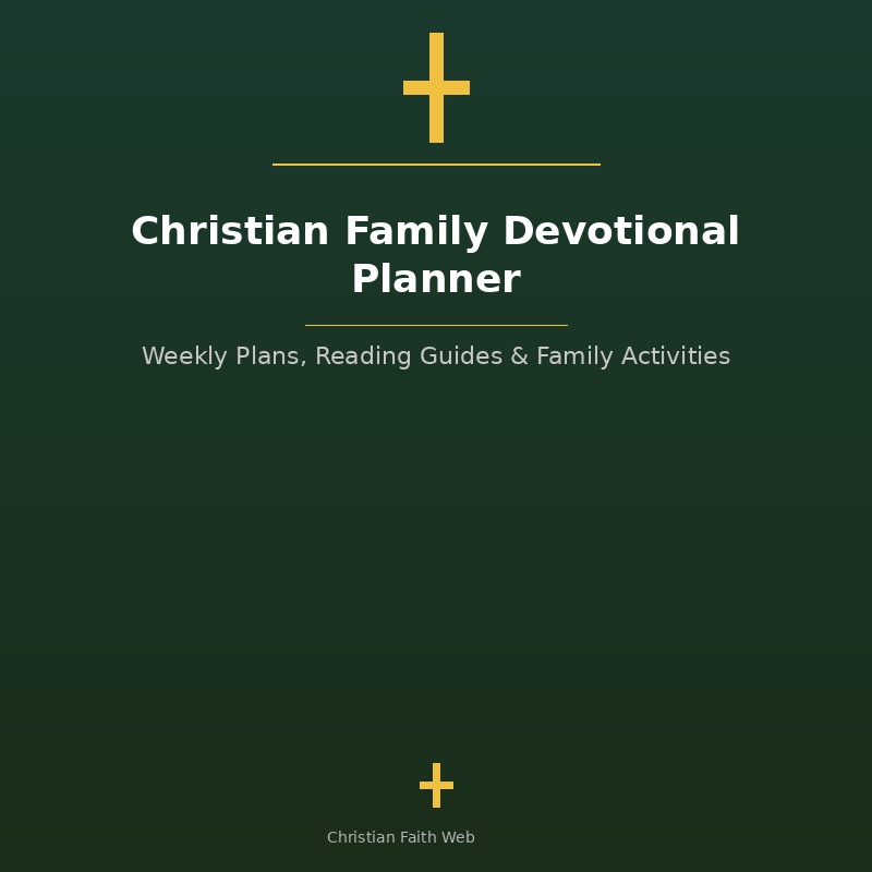 Christian Family Devotional Planner