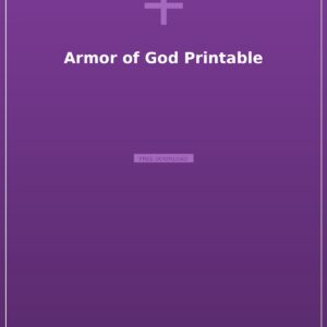 Armor of God Printable
