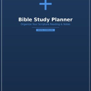 Bible Study Planner